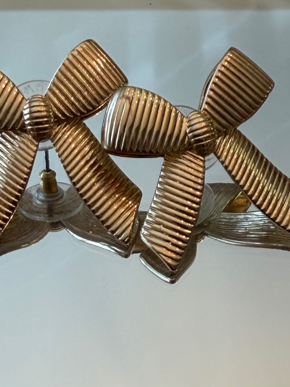 BaubleBar Gold Bow Earrings - Picture 2 of 6